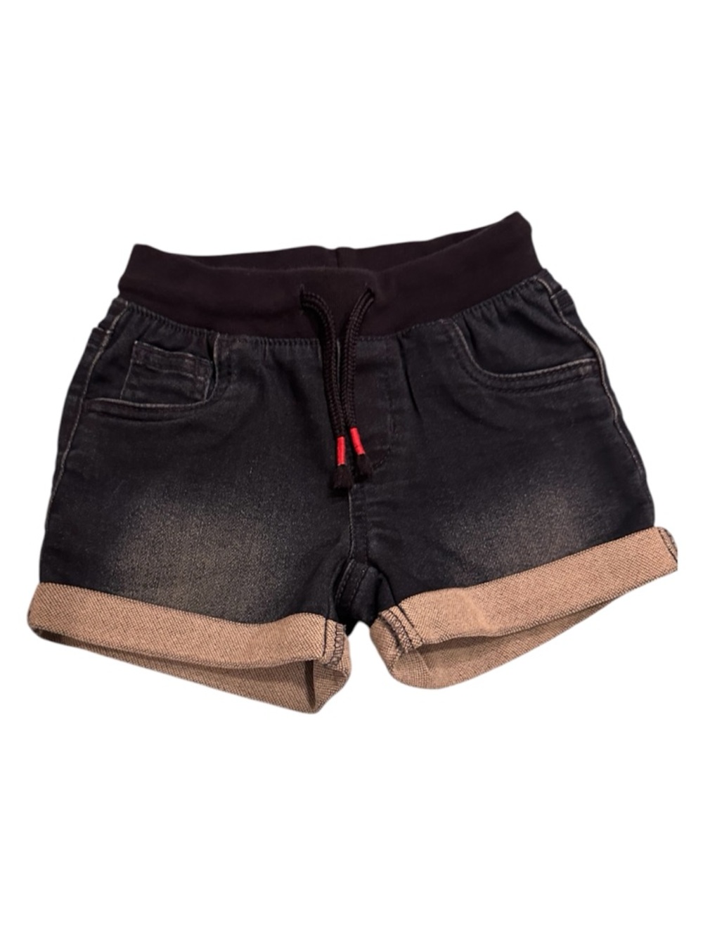 Worn once: Toddler girls’ Denim-Style Roll Cuff Shorts